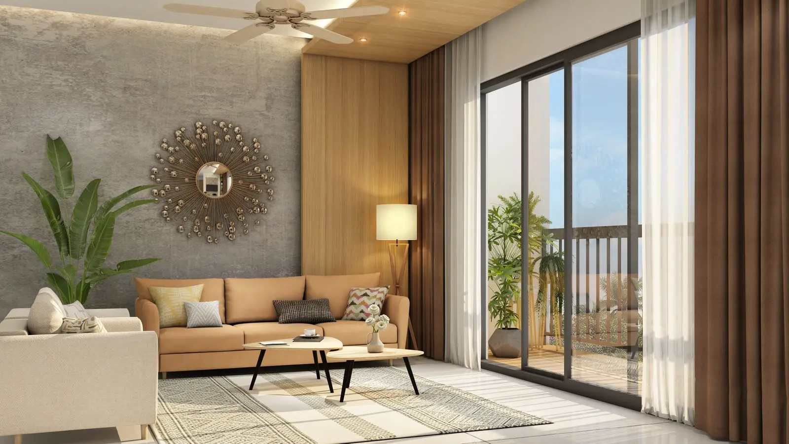 Spacious Living Room